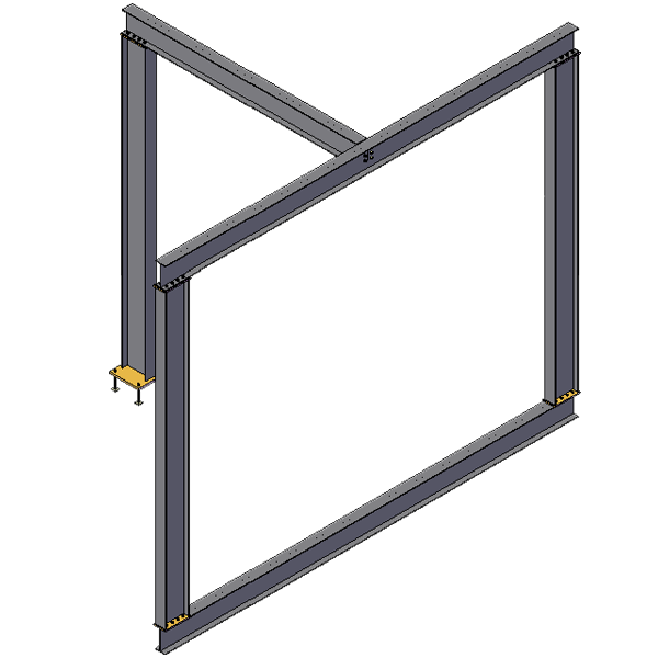 box frame with beam